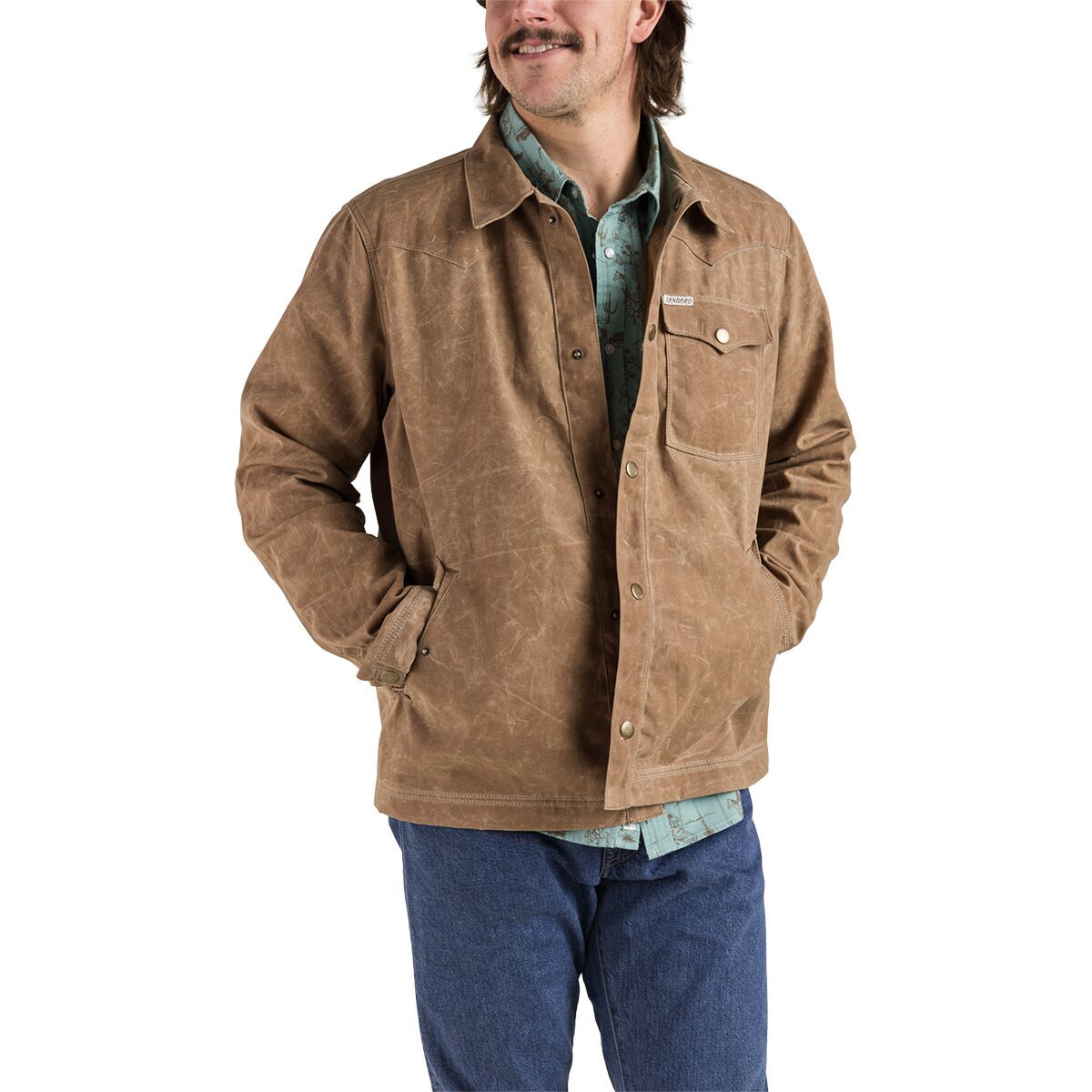 Image of Sendero Provisions Co. Rancho Waxed Jacket - Men's Moenkopi Brown, XL