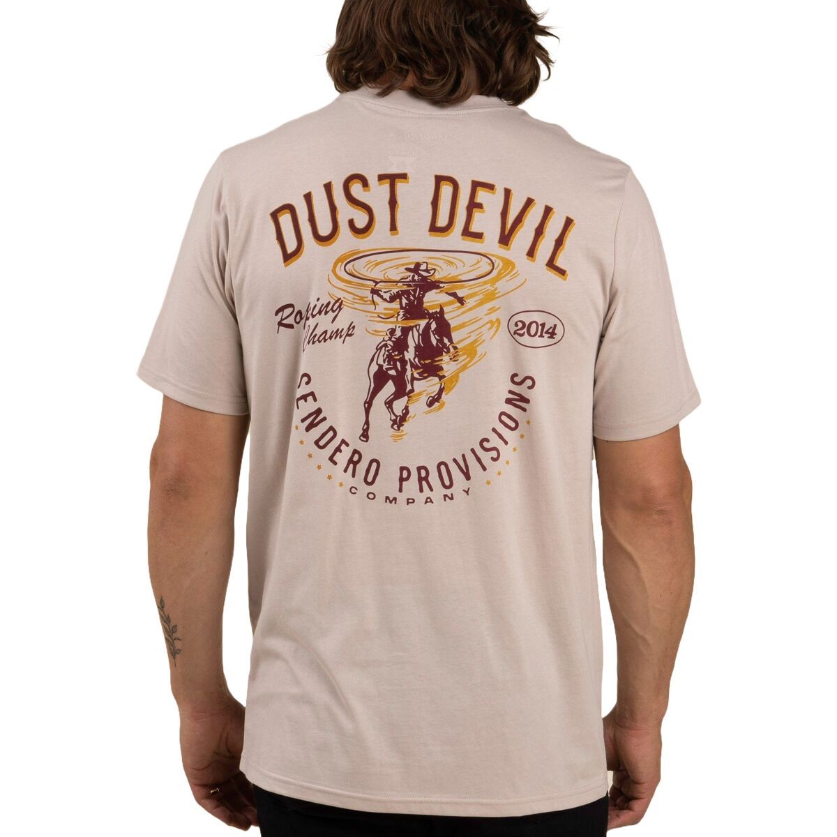 Sendero Provisions Co. Roping Champ T-Shirt Sand, M
