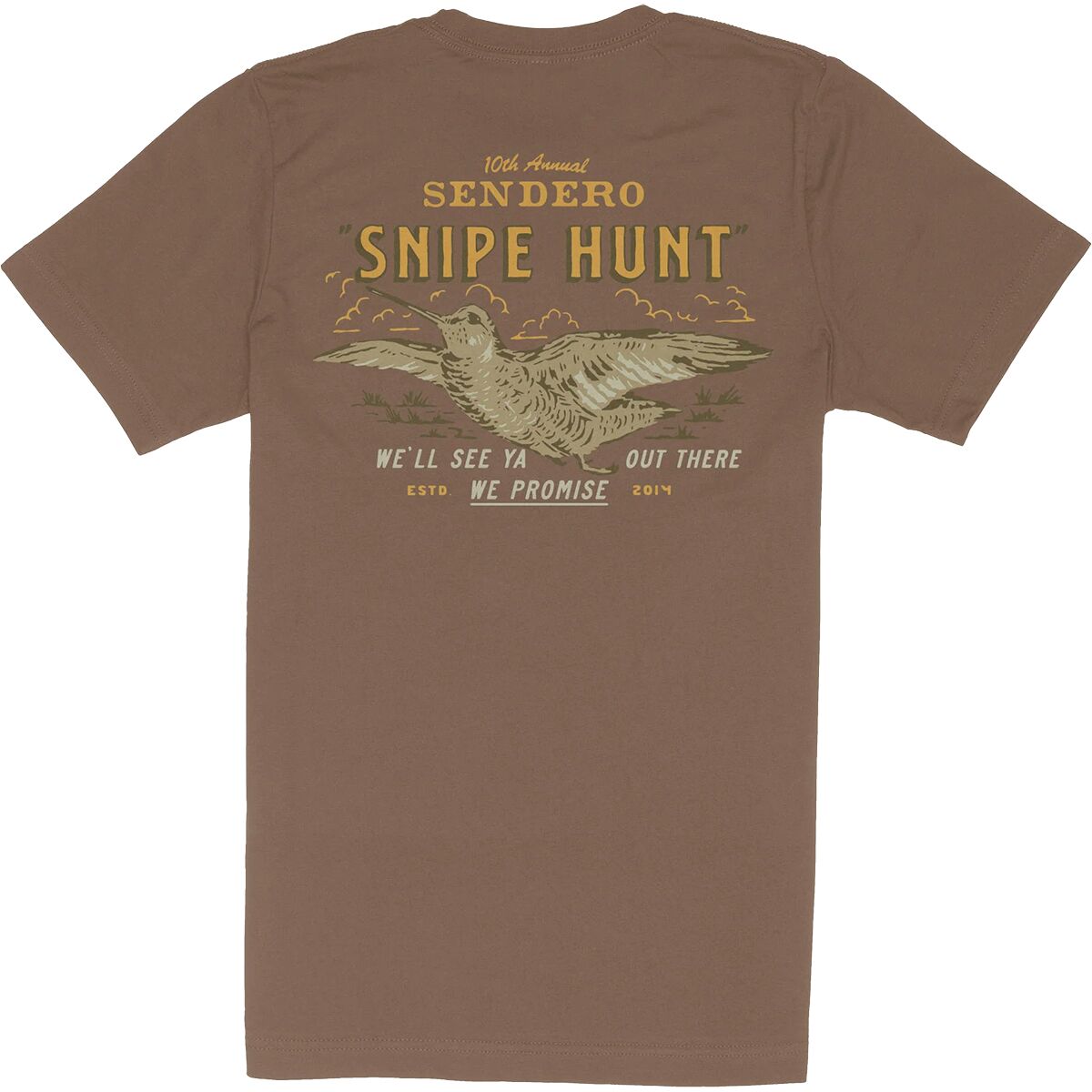 Image of Sendero Provisions Co. Snipe Hunt T-Shirt Light Brown, S