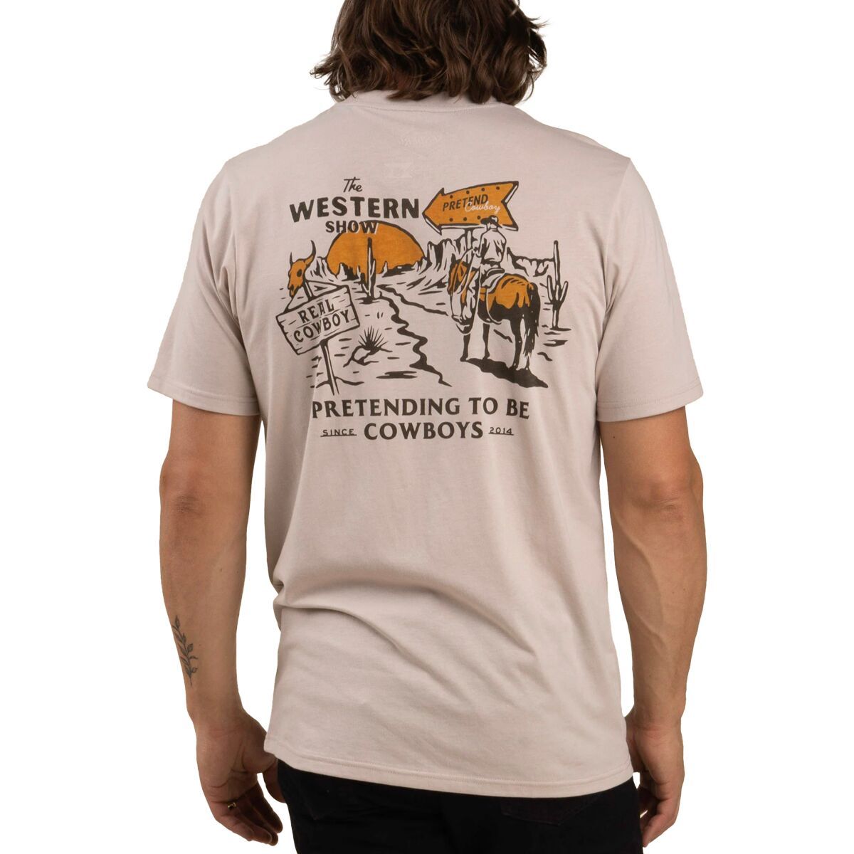 Sendero Provisions Co. Western Show T-Shirt Sand, L