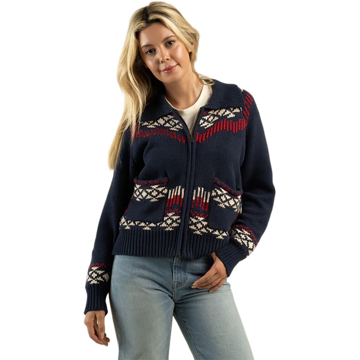 Image of Sendero Provisions Co. Cimarron Cardigan - Women's Navy, S