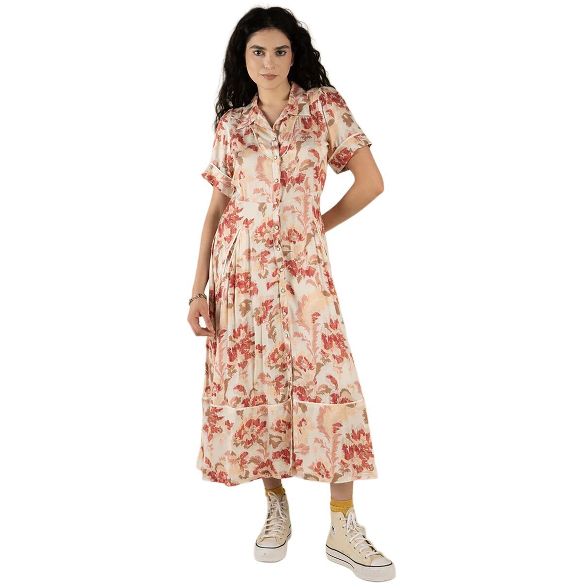 Image of Sendero Provisions Co. La Dahlia Dress - Women's Alondra/Ivory, L