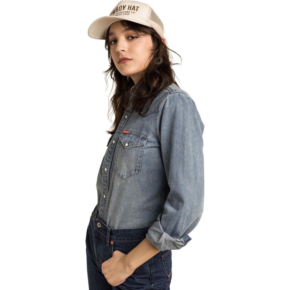 Sendero Provisions Co. Sendero Provisions Co. Wyatt Blouse - Women's Blue Denim, XS