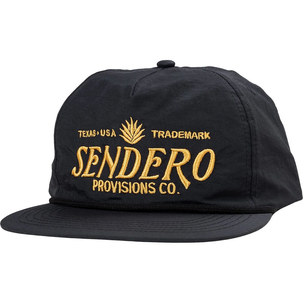 Image of Sendero Provisions Co. Logo Hat Black/Gold, One Size