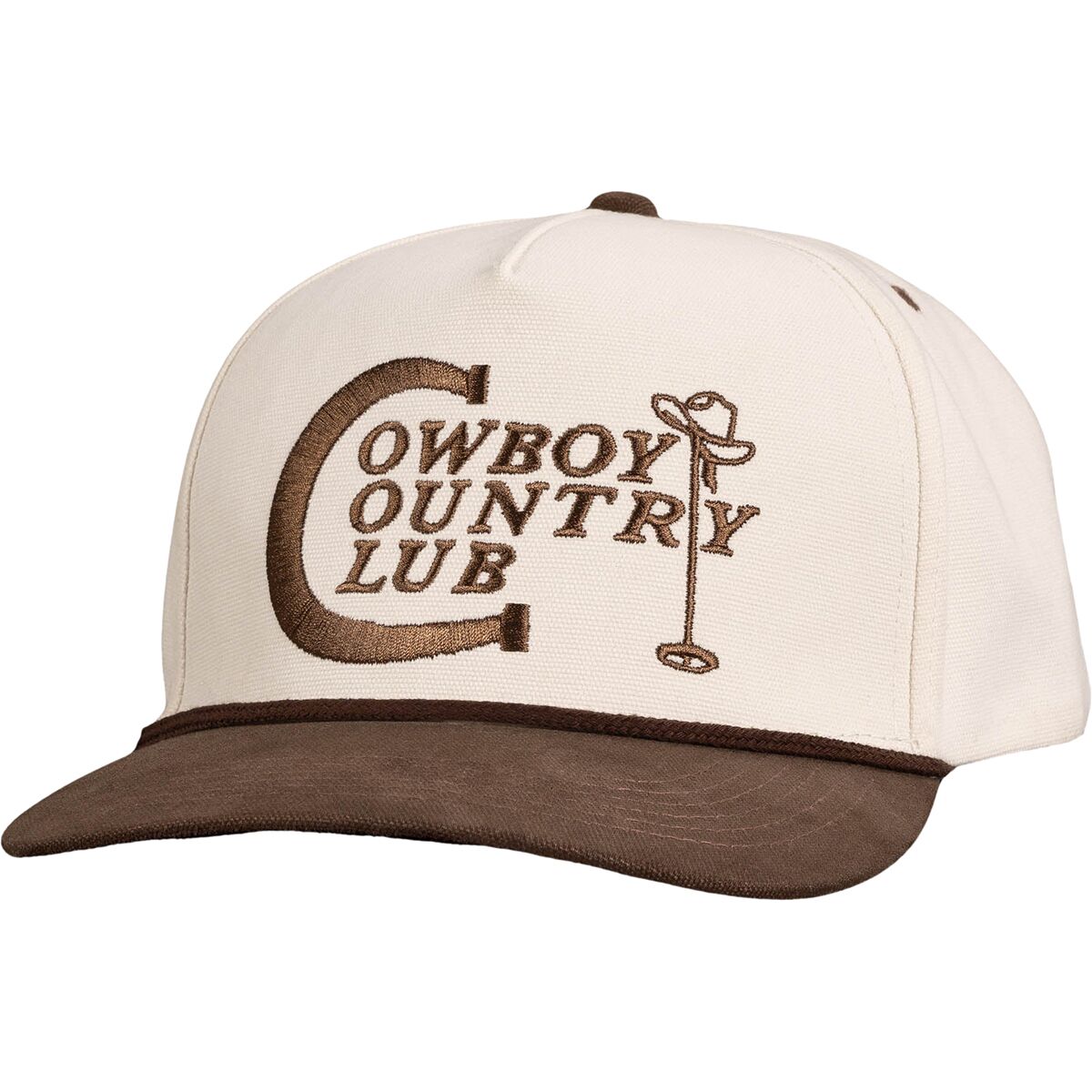 Sendero Provisions Co. Sendero Provisions Co. Cowboy Country Club Hat Cream/Brown, One Size