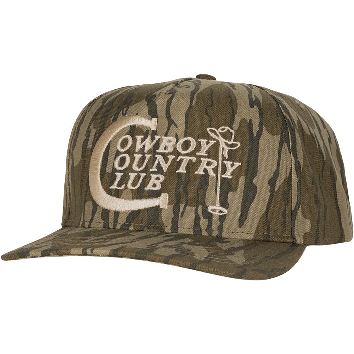 Image of Sendero Provisions Co. Cowboy Country Club Hat Mossy Oak - Bottomlands Camo, One Size