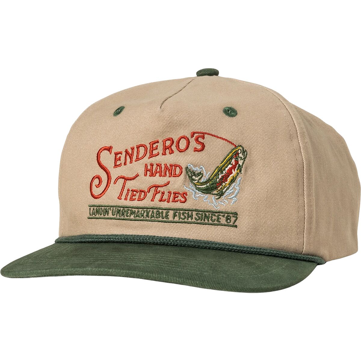 Sendero Provisions Co. Hand Tied Flies Hat Gray, One Size