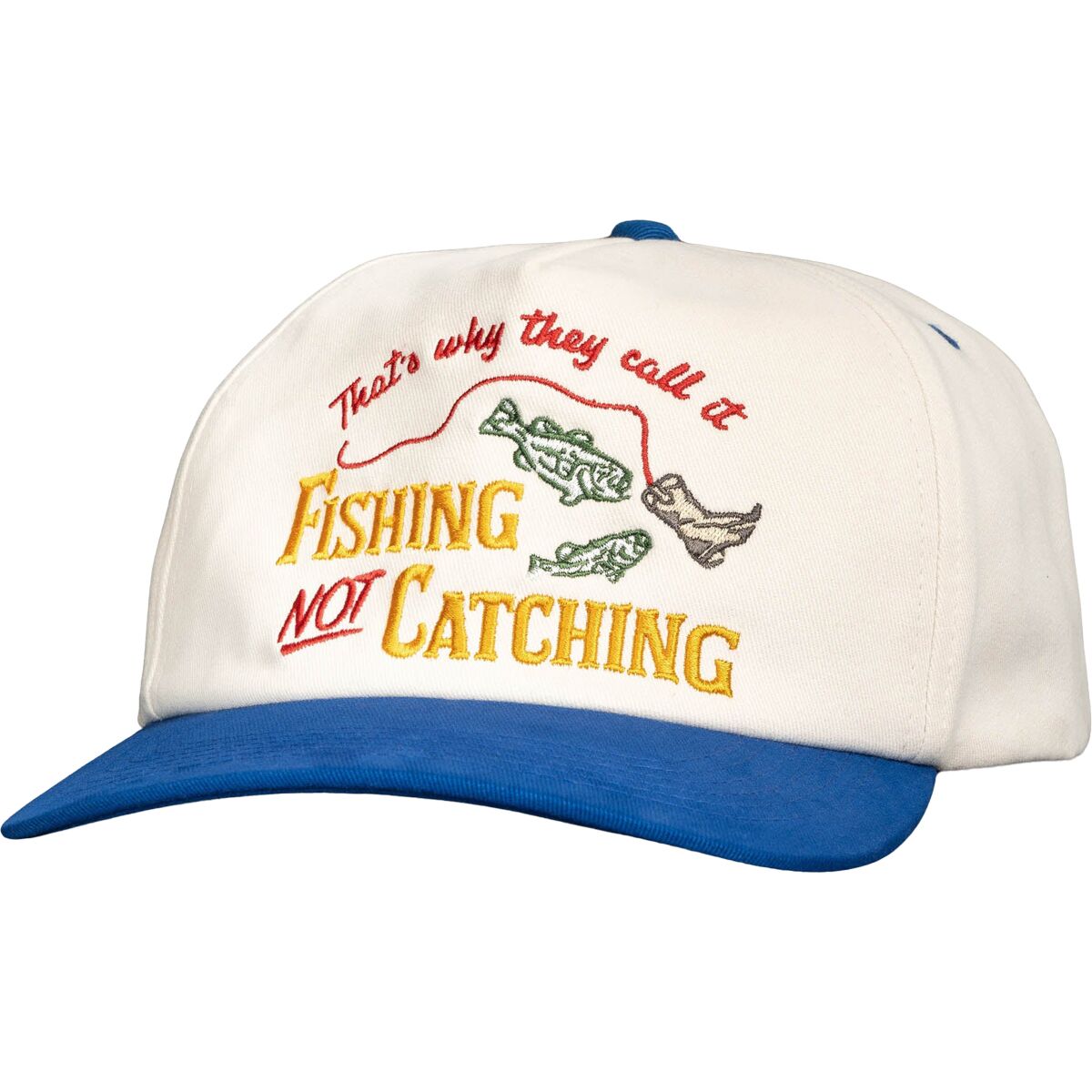 Sendero Provisions Co. Sendero Provisions Co. Not Catching Hat White/Blue, One Size