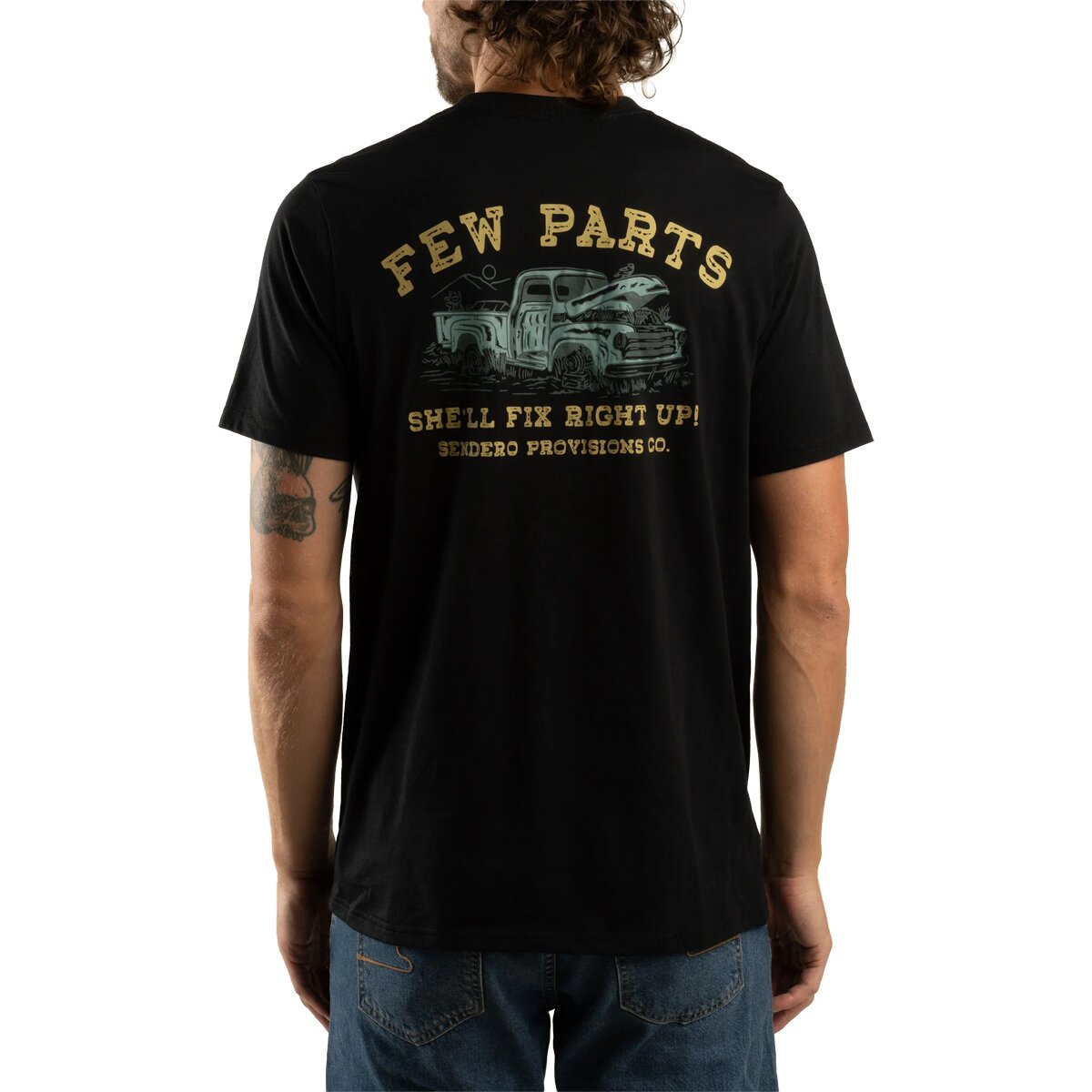 Sendero Provisions Co. Sendero Provisions Co. Few Parts T-Shirt Black, L
