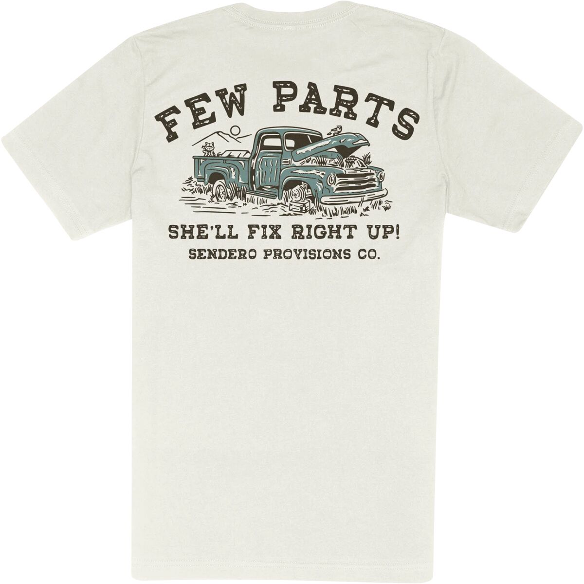 Image of Sendero Provisions Co. Few Parts T-Shirt Vintage White, L