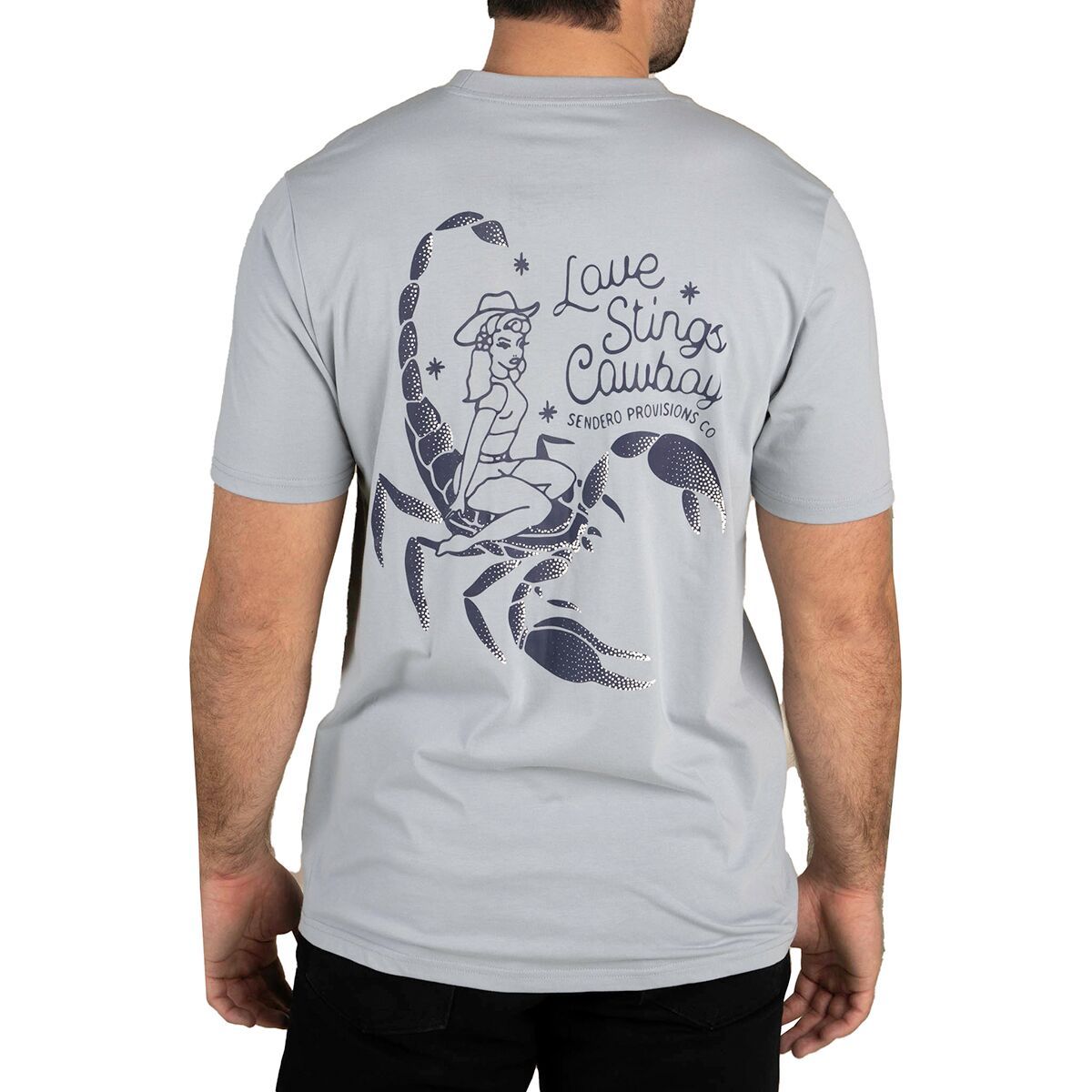 Image of Sendero Provisions Co. Love Stings T-Shirt Big Sky Blue, L