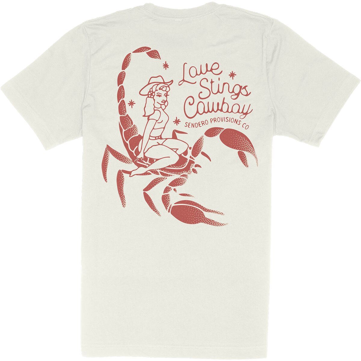 Image of Sendero Provisions Co. Love Stings T-Shirt Vintage White, M