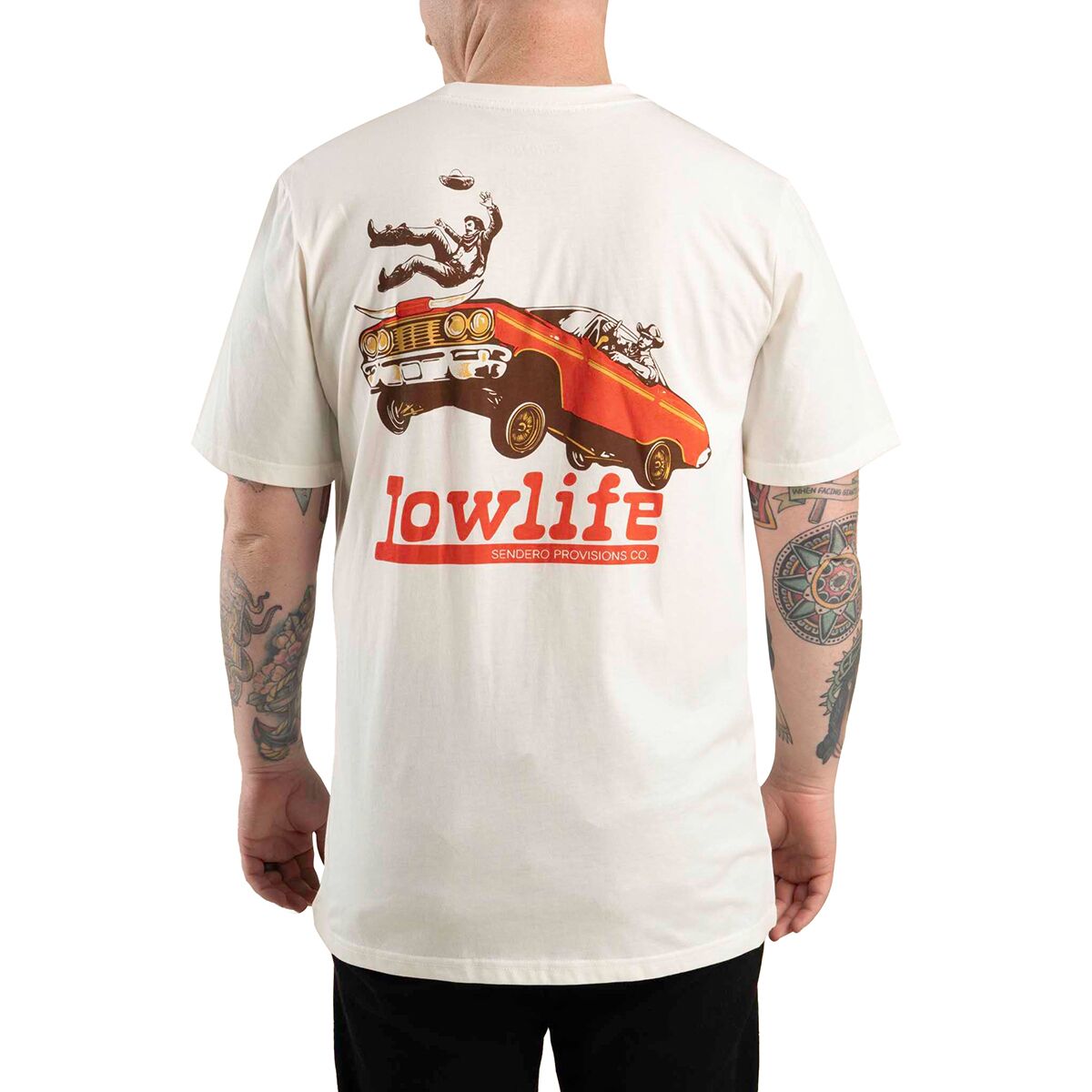 Sendero Provisions Co. Sendero Provisions Co. Lowlife T-Shirt Vintage White, S