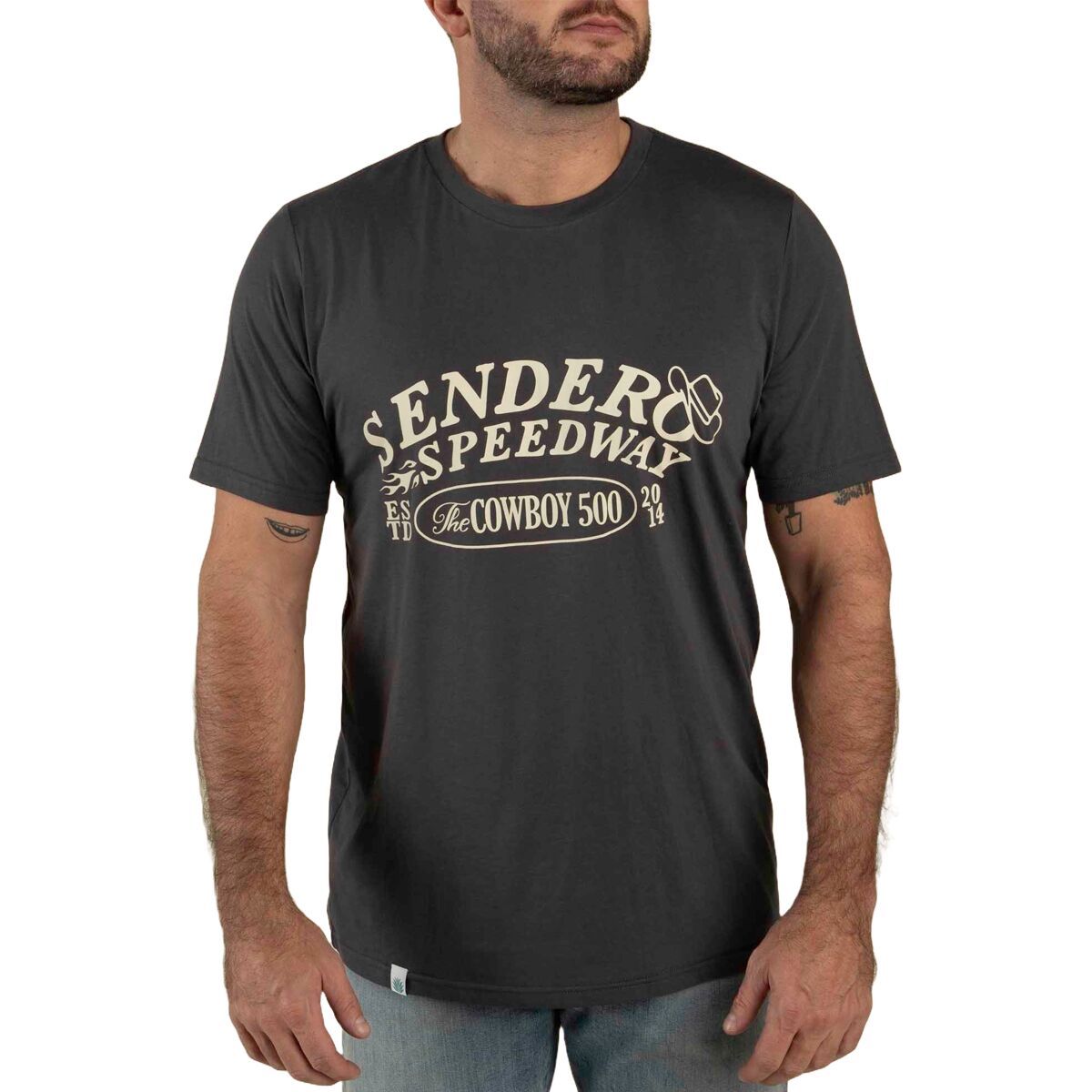 Image of Sendero Provisions Co. Speedway T-Shirt Vintage Black, M