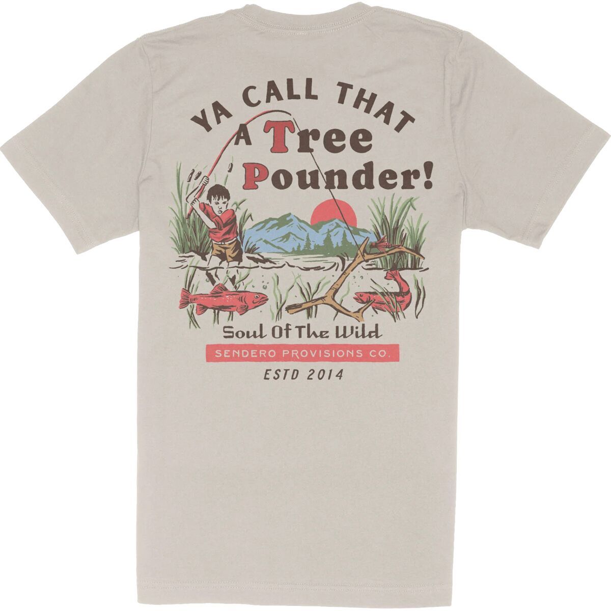 Image of Sendero Provisions Co. Tree Pounder T-Shirt Sand, S