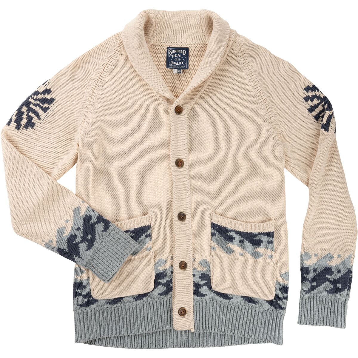Sendero Provisions Co. Nuevo Lardeo Cardigan - Men's Big Wave, S