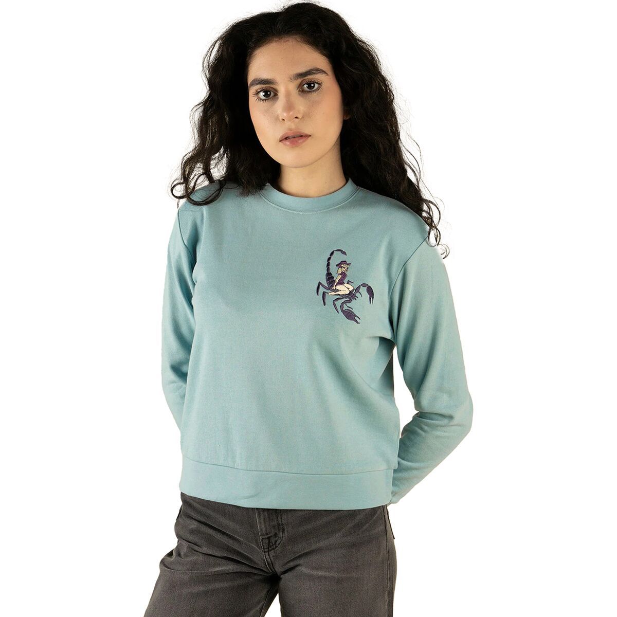 Sendero Provisions Co. Love Stings Sweatshirt - Women's Sterling Blue, XL