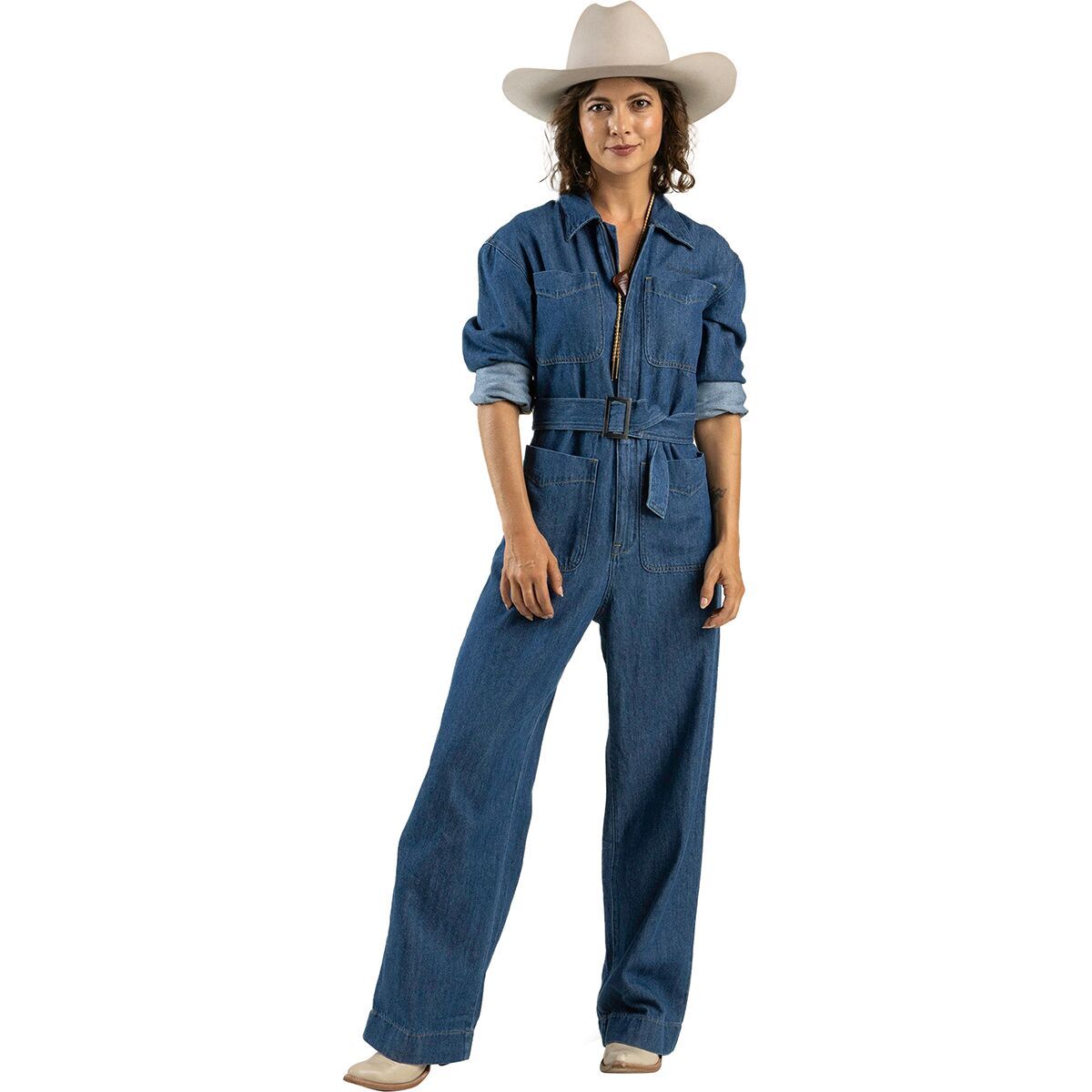 Image of Sendero Provisions Co. Margot Jumpsuit - Women's Indigo, XS