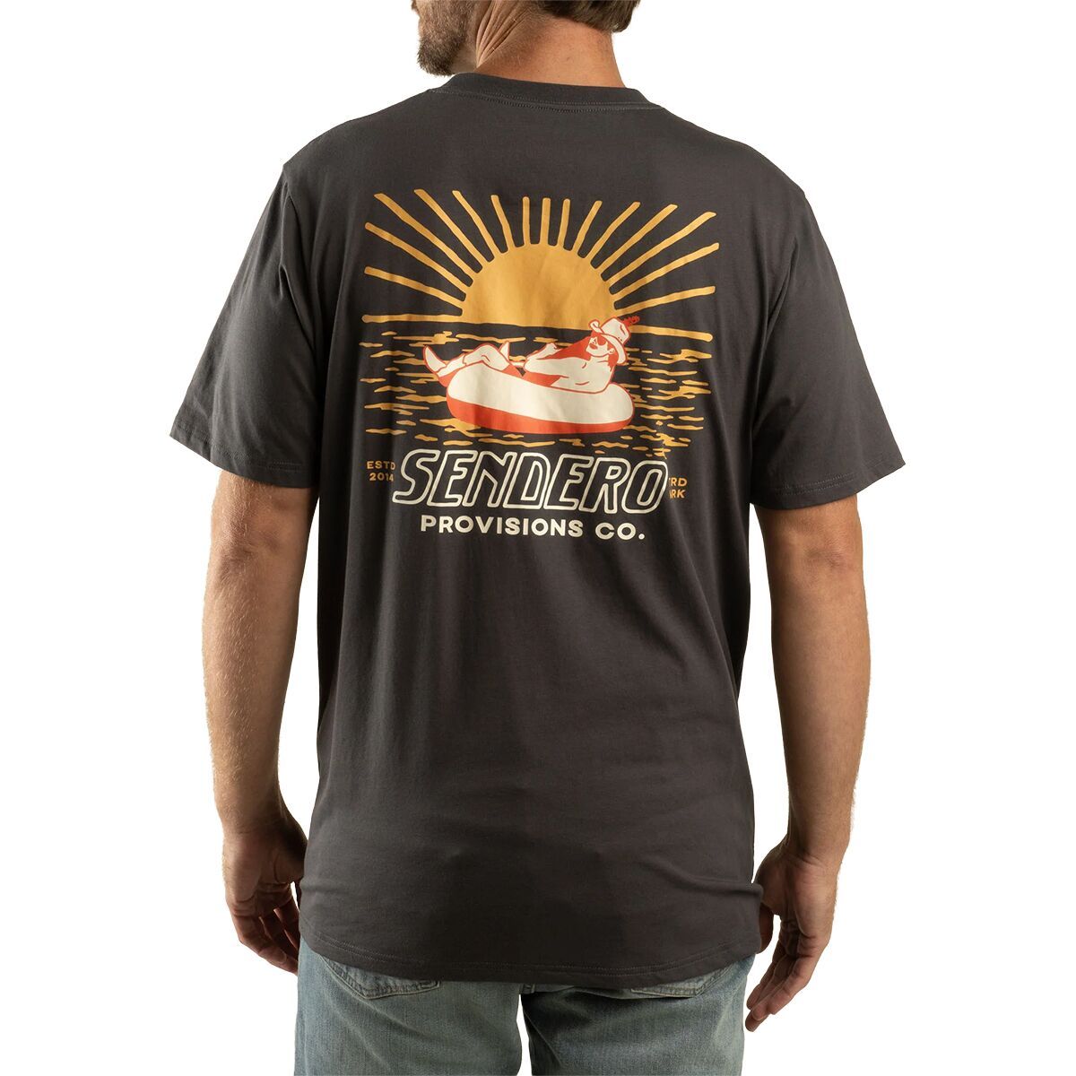 Image of Sendero Provisions Co. Out Yonder T-Shirt Charcoal, L
