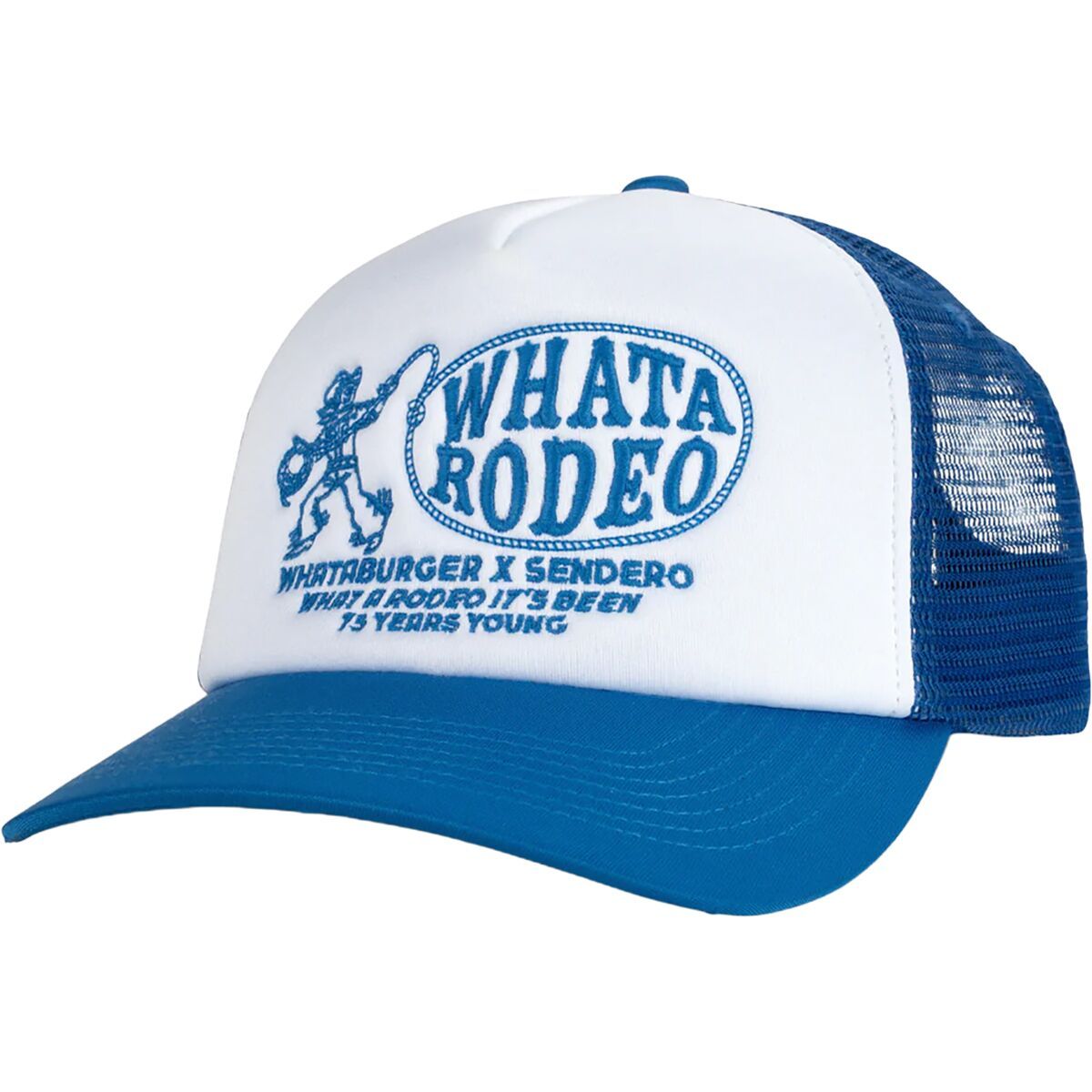 Sendero Provisions Co. Ropin' Hat White/Blue, One Size