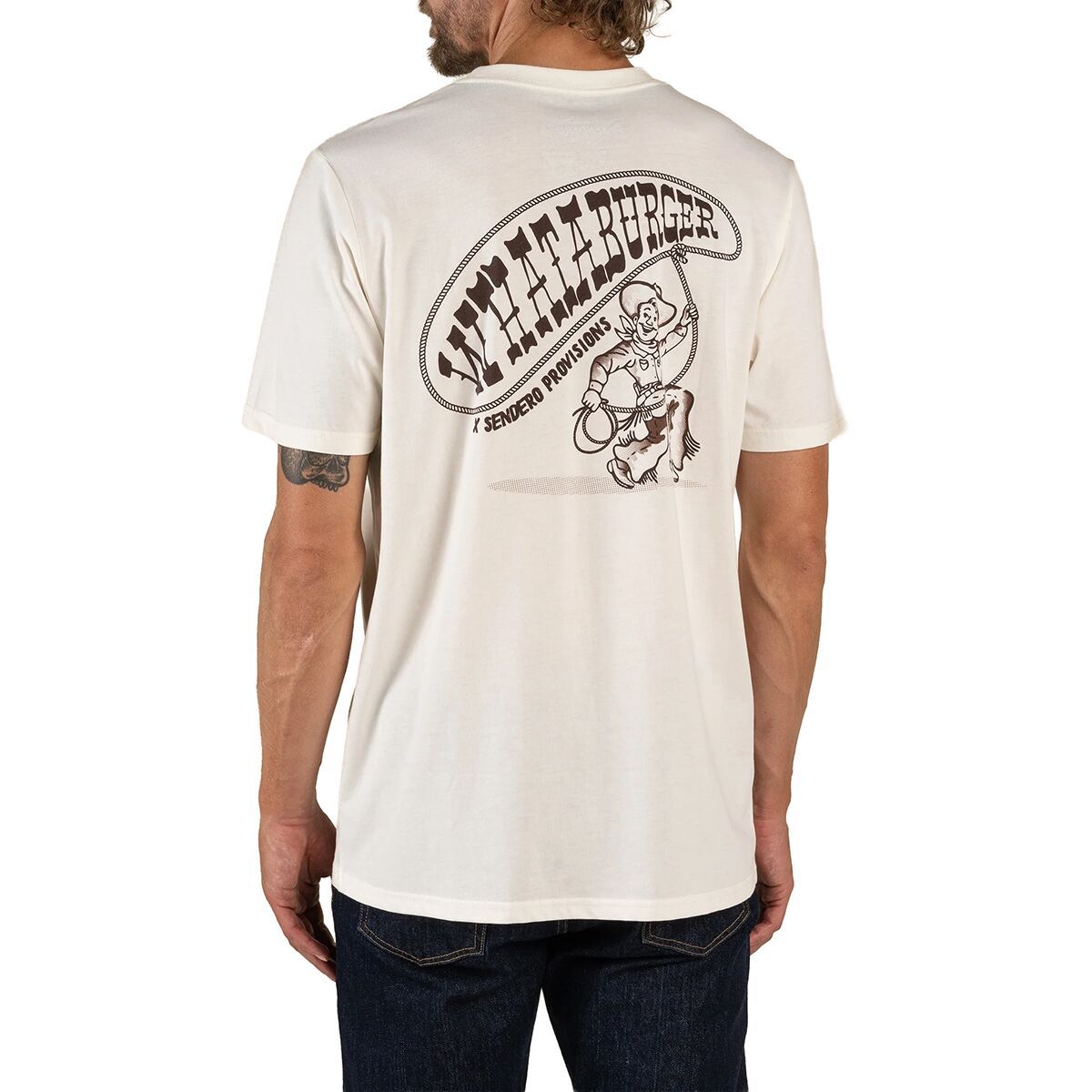 Image of Sendero Provisions Co. WhataRopin' T-Shirt Vintage White, L
