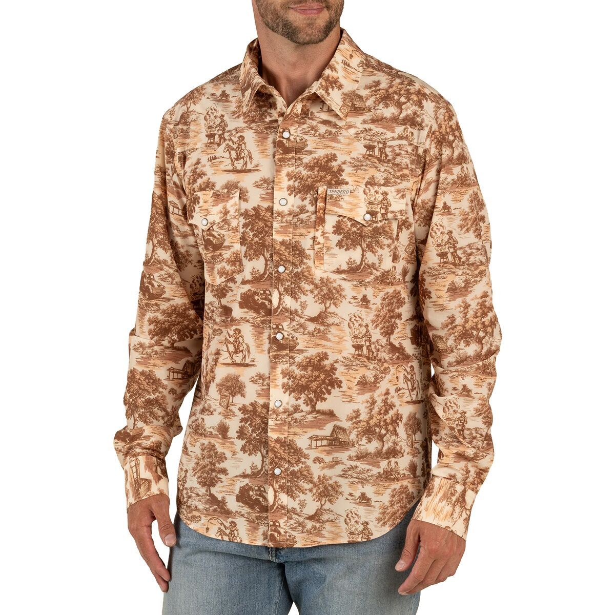 Sendero Provisions Co. x Whataburger Confluence Tech Shirt Whataburger Toile, L