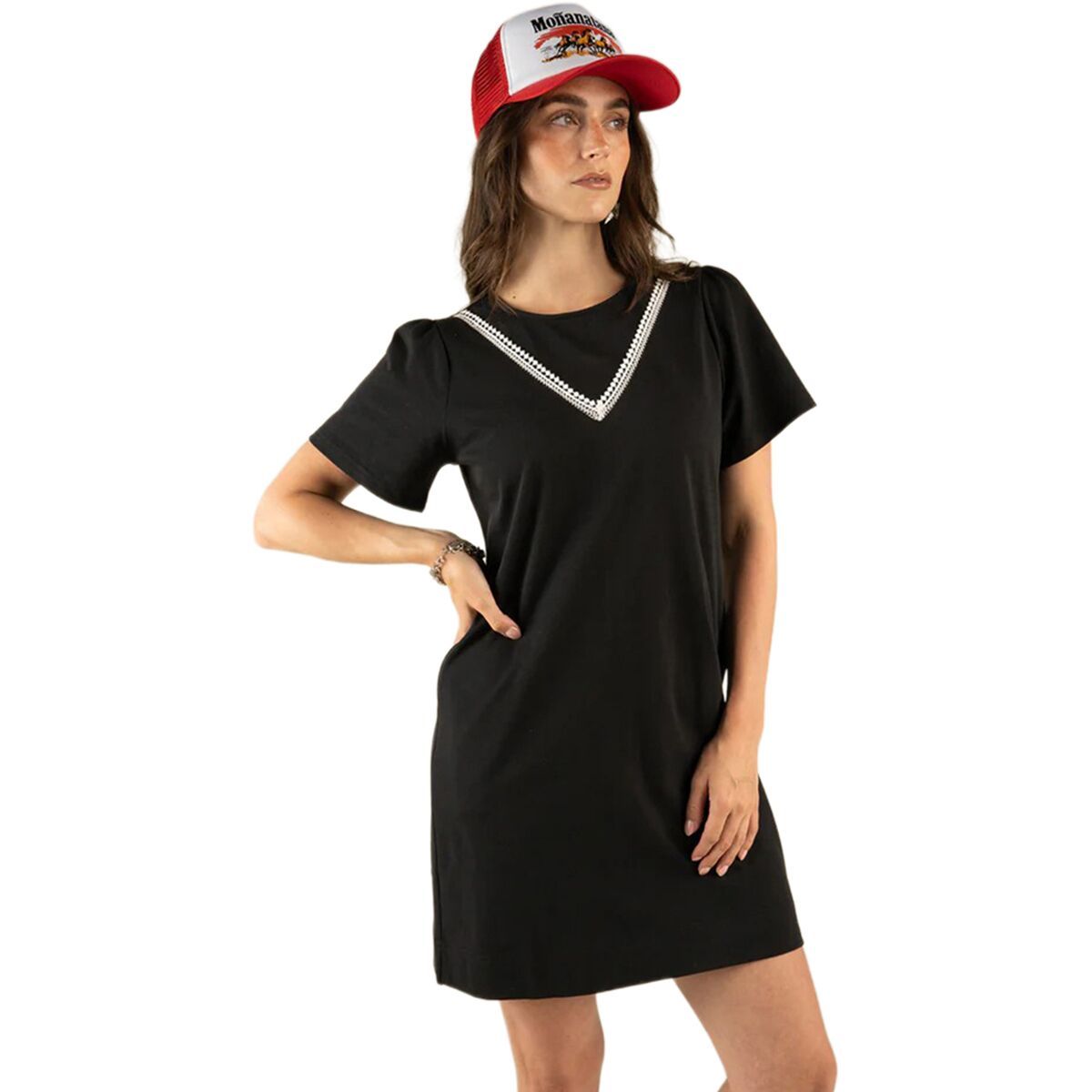 Image of Sendero Provisions Co. Maravilla Shirt Dress - Women's Black, M