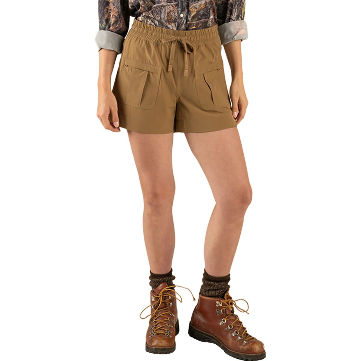 Sendero Provisions Co. Sendero Provisions Co. The Solaya Performance Short - Women's Saddlebrush Brown, L