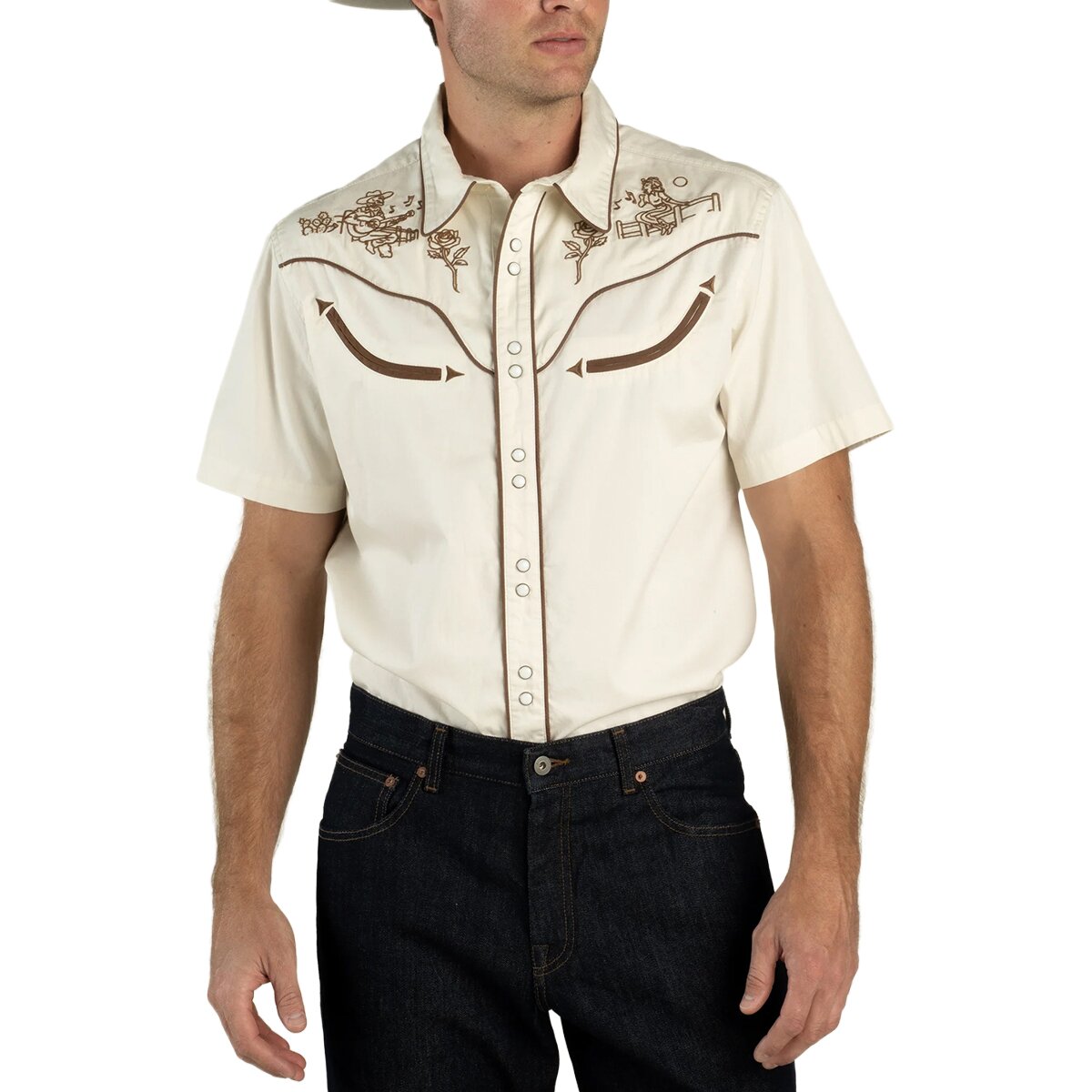 Sendero Provisions Co. Sendero Provisions Co. The Prescott Western Shirt - Men's Serenade/Wheat, XL - $88.95 at Backcountry.com