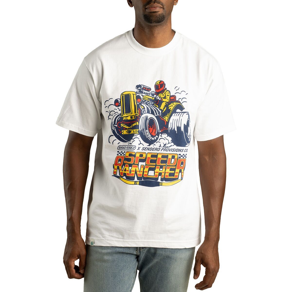Image of Sendero Provisions Co. Speed Rancher T-Shirt - Men's White, M
