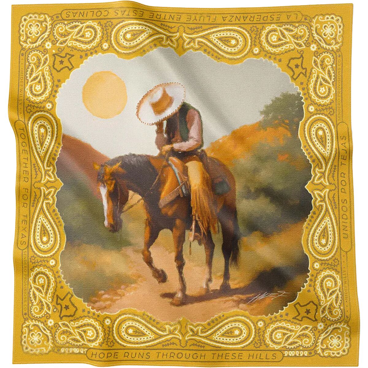 Sendero Provisions Co. Sendero Provisions Co. Together for Texas Bandana Yellow, One Size