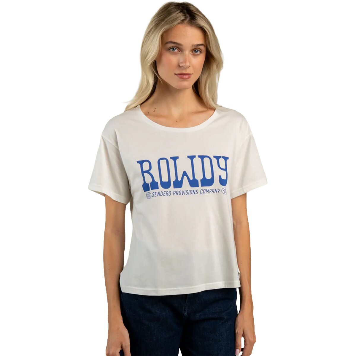 Sendero Provisions Co. Sendero Provisions Co. Rowdy Basic T-Shirt - Women's Vintage White, L
