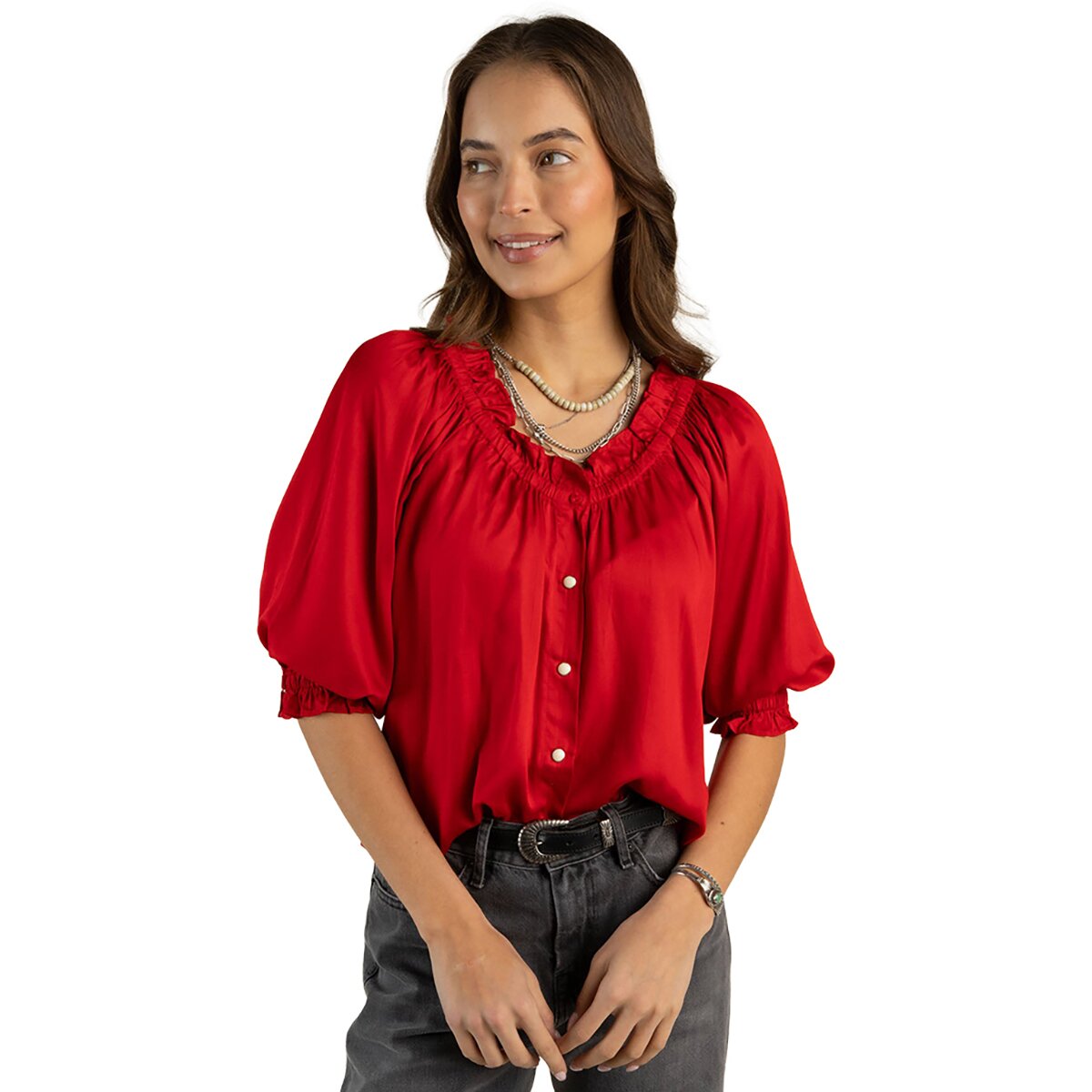 Sendero Provisions Co. Sendero Provisions Co. Clara Blouse - Women's Crimson, M - $84.95 at Backcountry.com