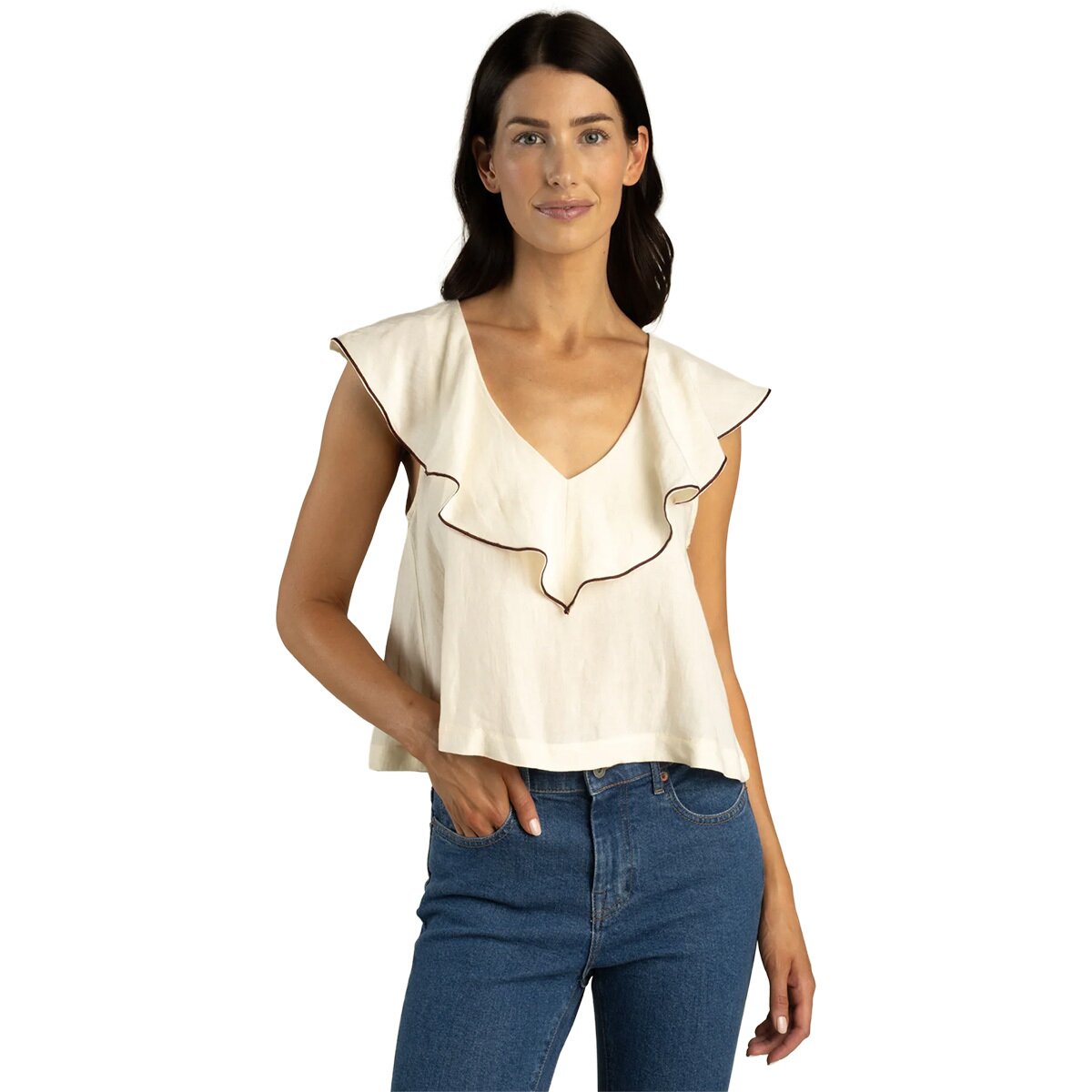 Sendero Provisions Co. Faye Blouse - Women's Cream, L