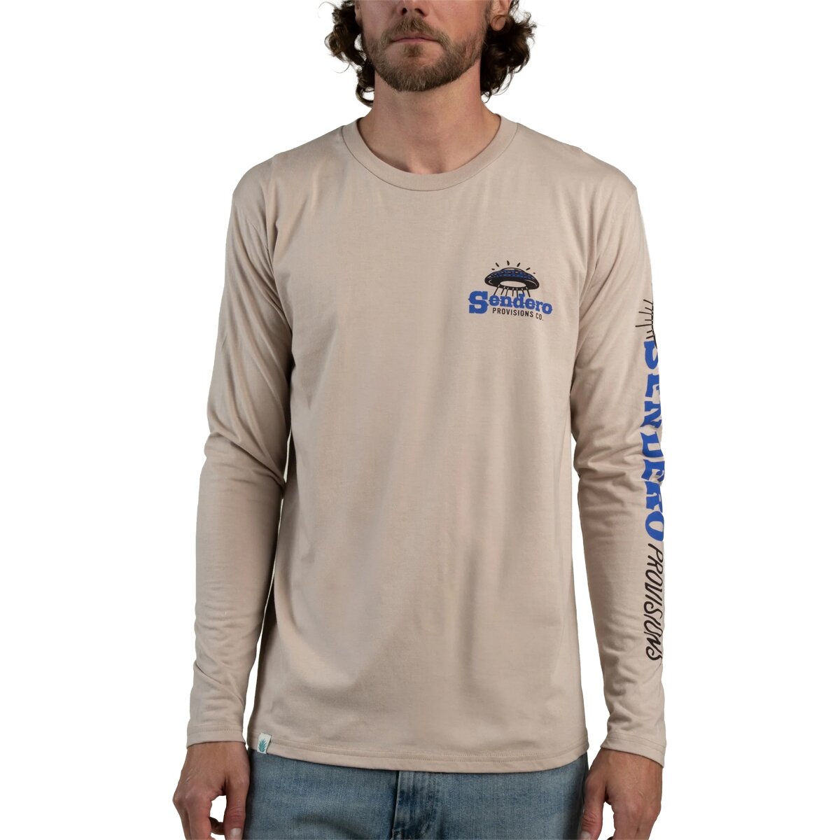 Sendero Provisions Co. Sendero Provisions Co. Greetings Long-Sleeve T-Shirt - Men's Sand, L