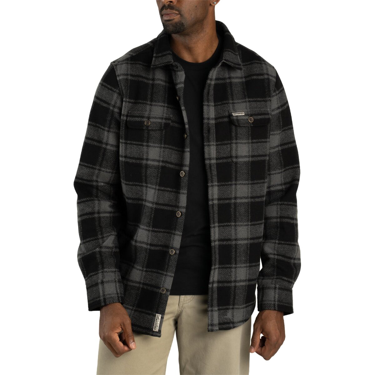 Sendero Provisions Co. Sendero Provisions Co. Pinedale Shacket - Men's Emmett Plaid/Black, L - $109.00 at Backcountry.com