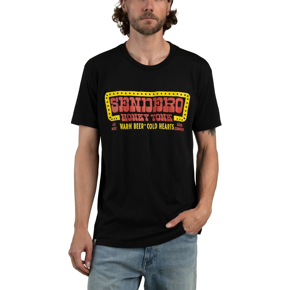Image of Sendero Provisions Co. Sendero Honky Tonk T-Shirt Black, S