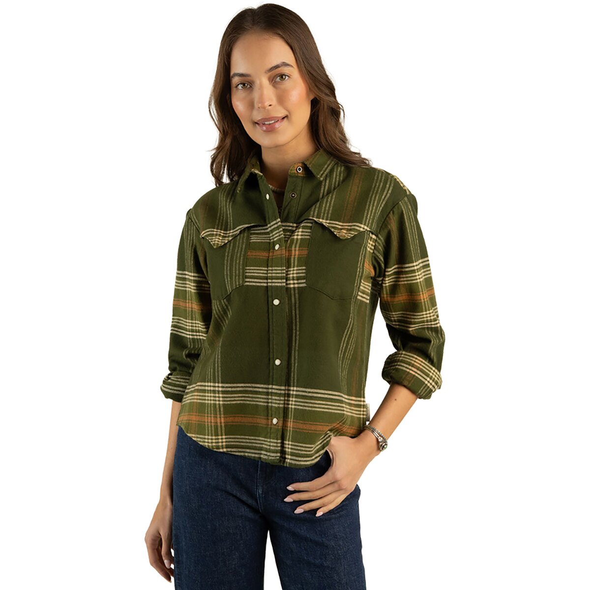 Sendero Provisions Co. Sendero Provisions Co. Durango Pearlsnap Flannel - Women's Green, L - $84.95 at Backcountry.com
