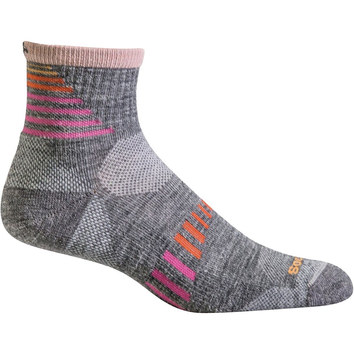 Image of Sockwell Ascend II Quarter Sock - Women's Grey, M/L