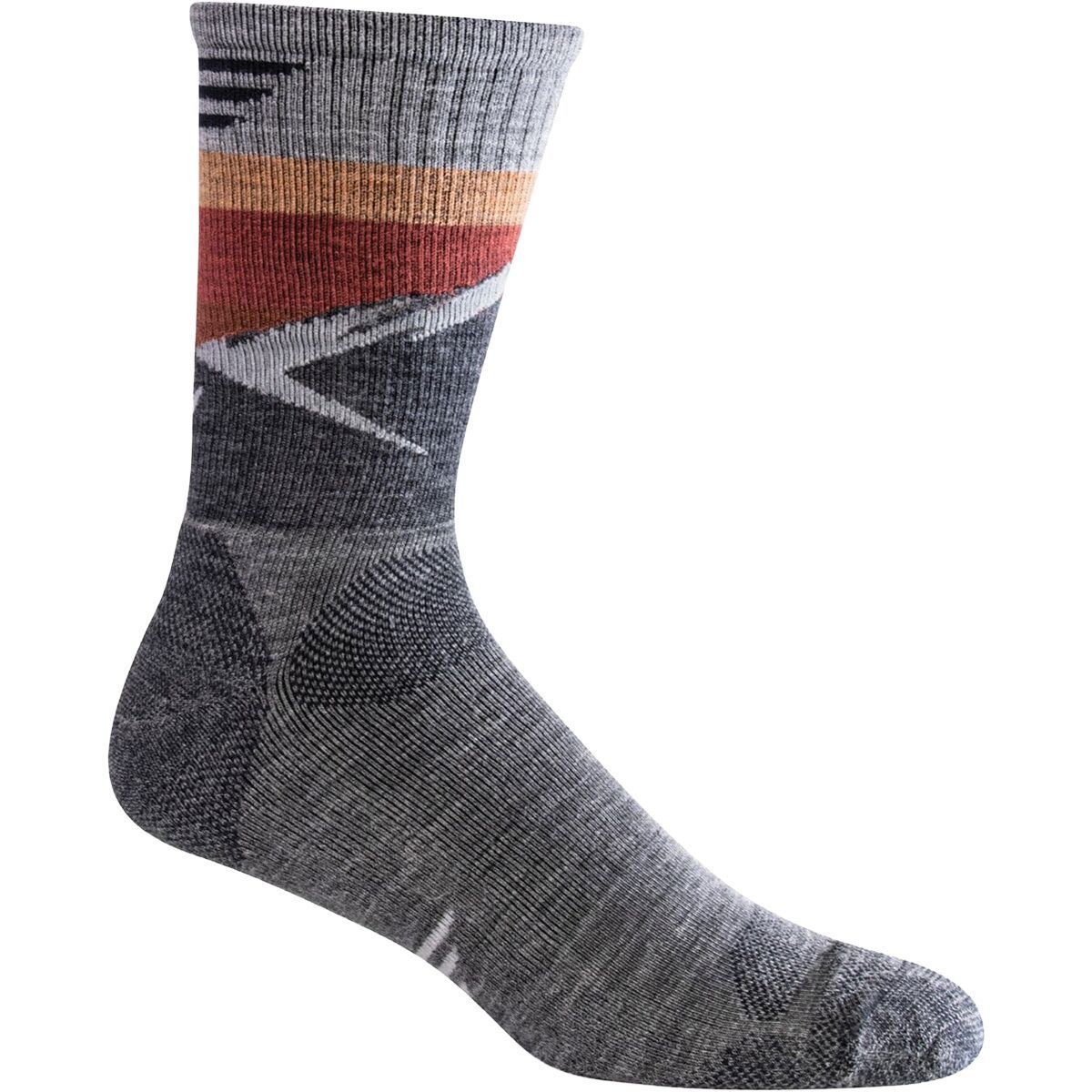 Image of Sockwell Modern Mountain Crew Sock - Men's Grey, L/XL