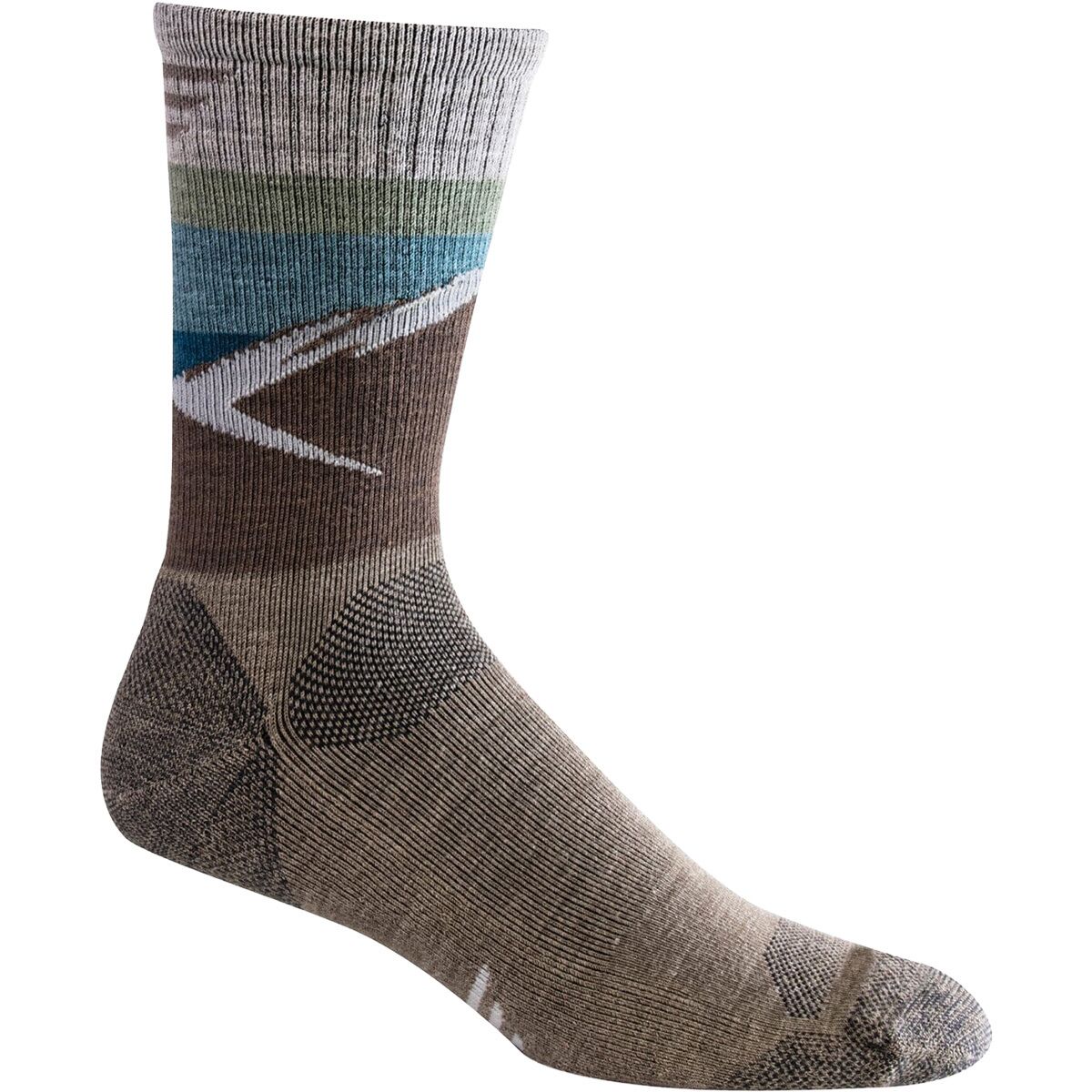 Image of Sockwell Modern Mountain Crew Sock - Men's Khaki, M/L
