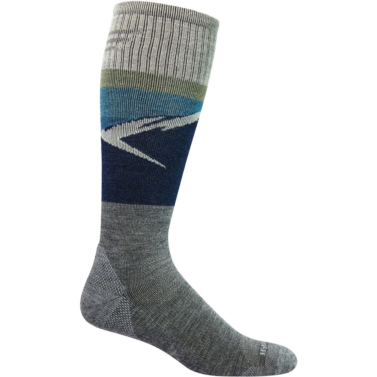 Image of Sockwell Modern Mountain OTC Sock - Men's Grey, L/XL