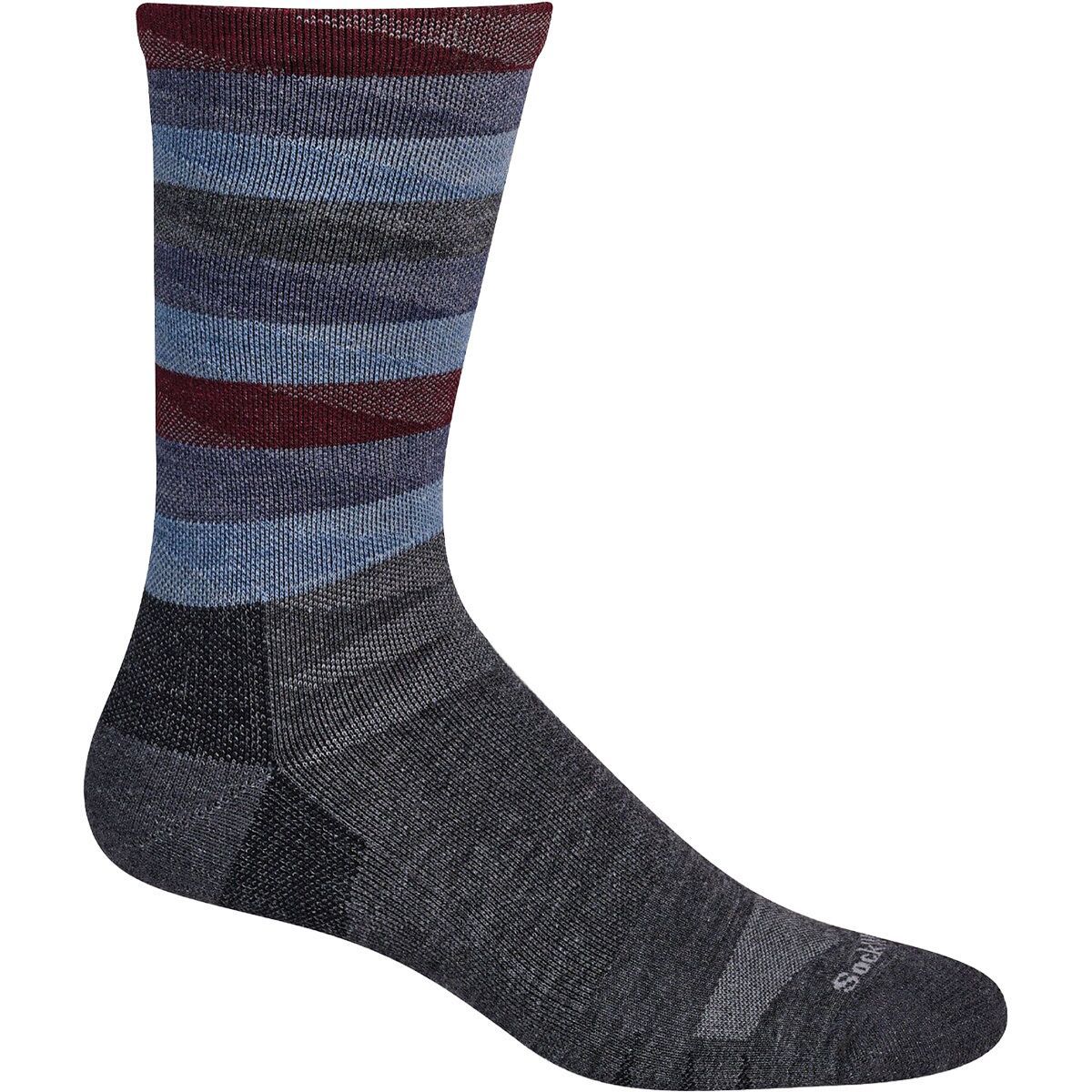 Image of Sockwell Peaks Sock - Men's Charcoal, L/XL