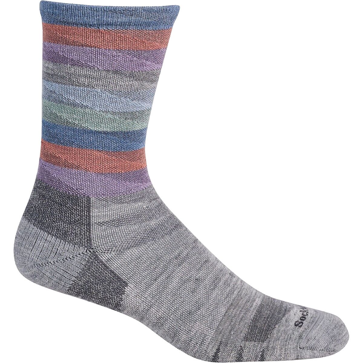 Image of Sockwell Peaks Sock - Women's Light Grey, M/L