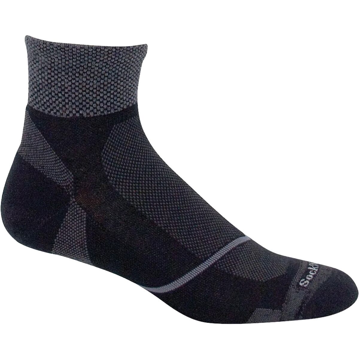 Image of Sockwell Pulse Quarter Sock - Men's Black, L/XL