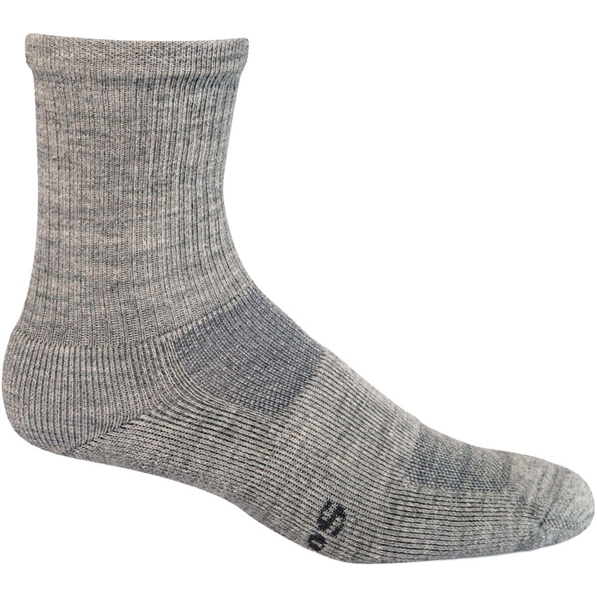 Image of Sockwell Walk About Crew Sock - Men's Grey, L/XL
