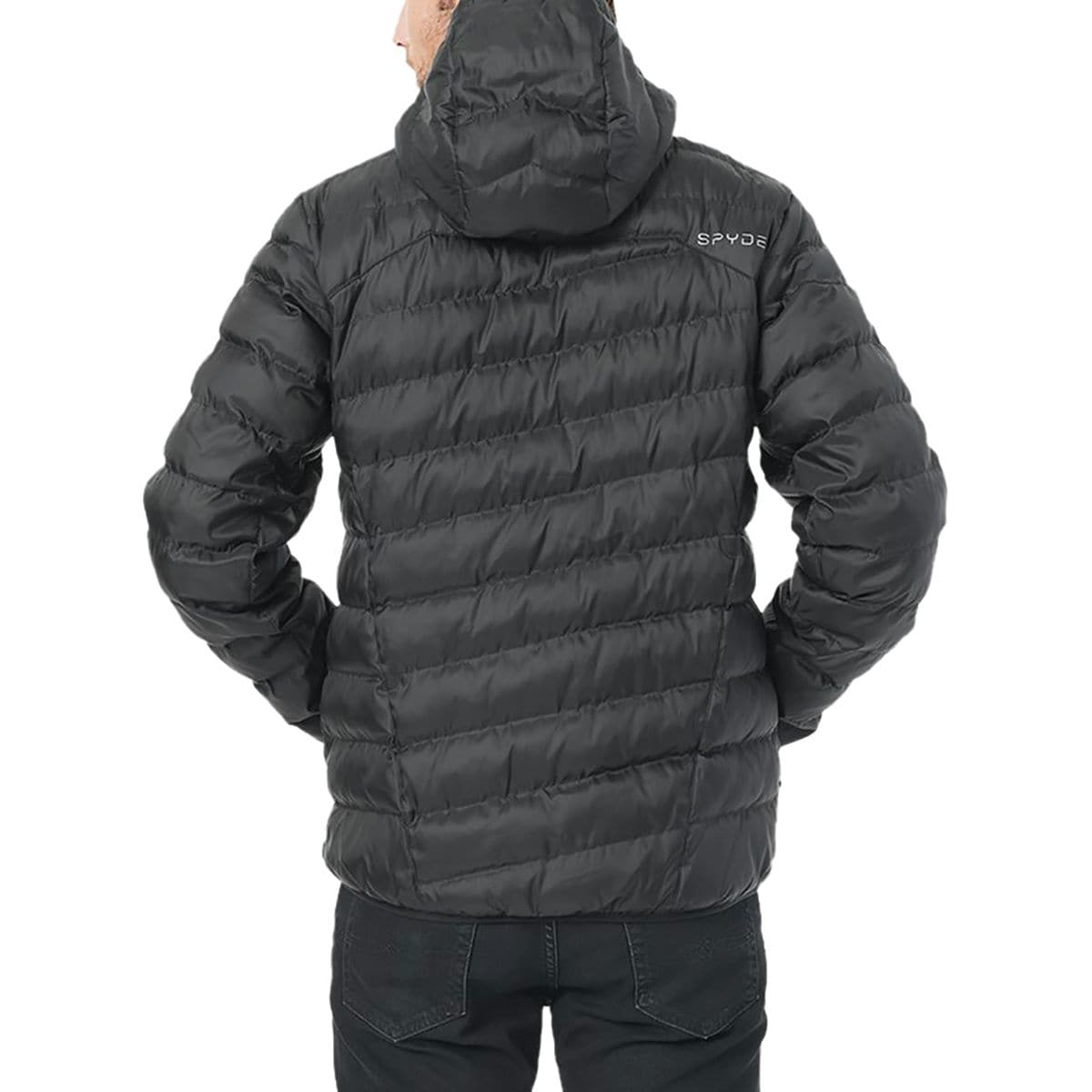 Spyder geared hoody shop down jacket