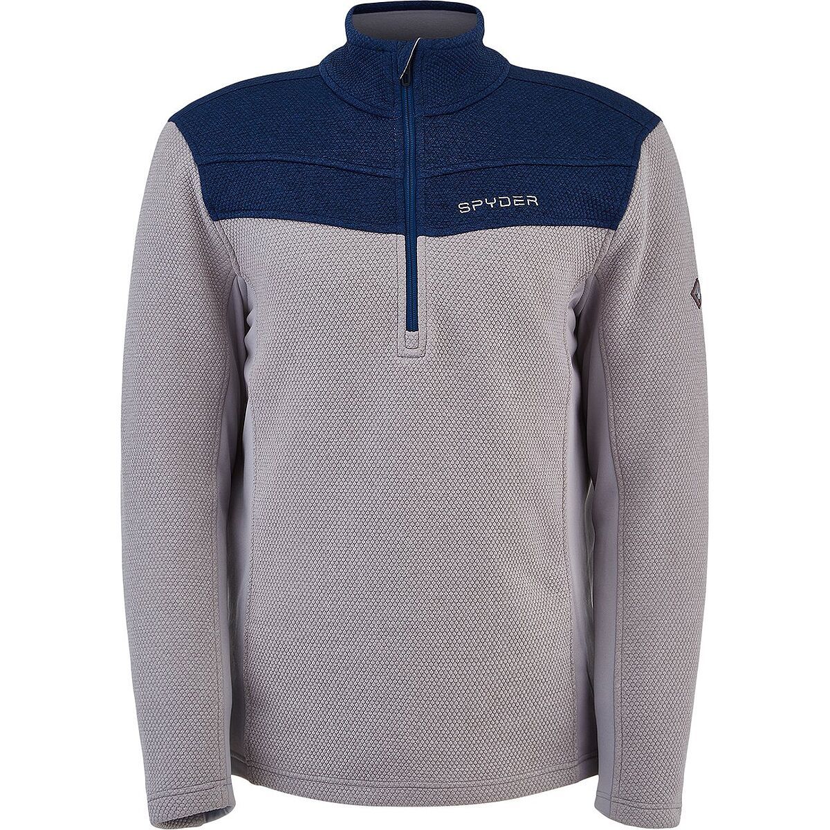 Spyder Encore Half Zip Jacket - Men's Alloy/Abyss, S