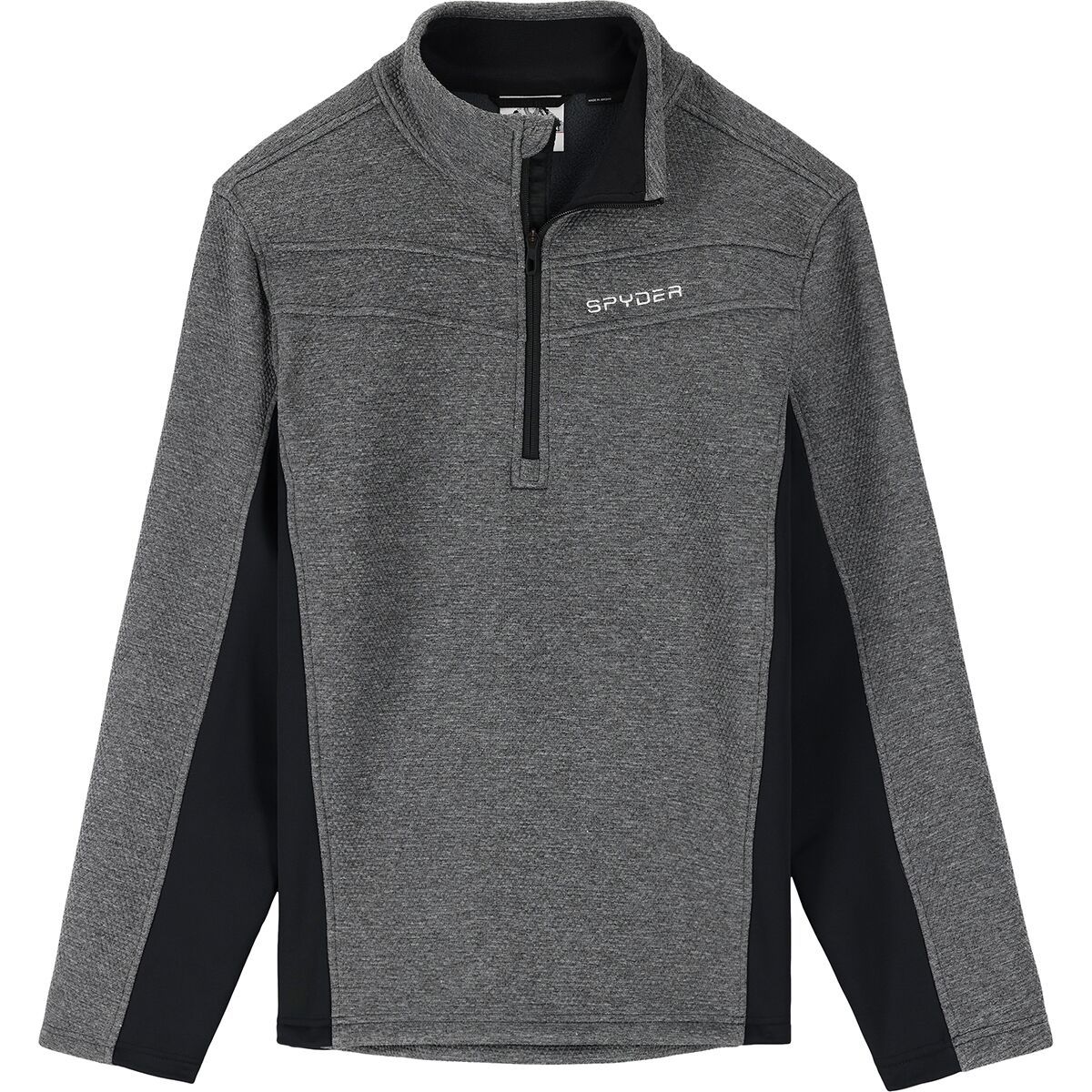 Spyder Encore Half Zip Jacket - Men's Ebony Black, XXL