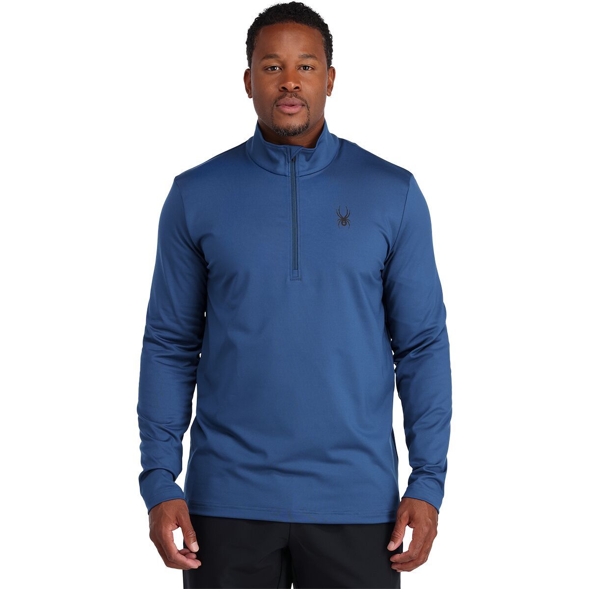Spyder Prospect Zip T-Neck - Men's Abyss, S